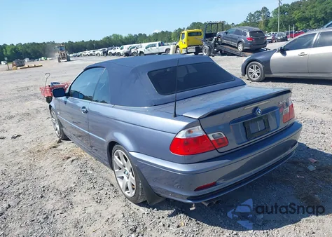 2003 BMW 325Ci из США, поврежденный, VIN WBABS33483PG92085